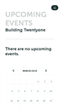 Mobile Screenshot of buildingtwentyone.ticketleap.com