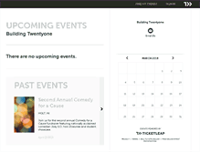 Tablet Screenshot of buildingtwentyone.ticketleap.com