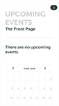 Mobile Screenshot of frontpagedc.ticketleap.com