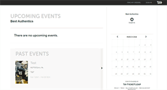 Desktop Screenshot of bestauthentics.ticketleap.com