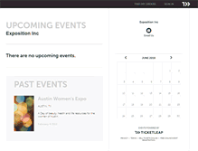Tablet Screenshot of exposition.ticketleap.com