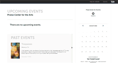 Desktop Screenshot of praisecenterarts.ticketleap.com
