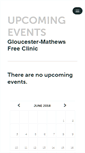 Mobile Screenshot of gmfreeclinic.ticketleap.com