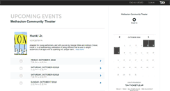 Desktop Screenshot of methactoncommunitytheater.ticketleap.com