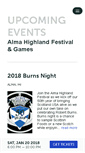Mobile Screenshot of almahighlandfestival.ticketleap.com