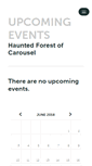 Mobile Screenshot of hauntedforest.ticketleap.com