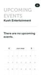Mobile Screenshot of kushentertainment.ticketleap.com