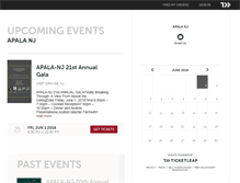 Tablet Screenshot of apalanj.ticketleap.com