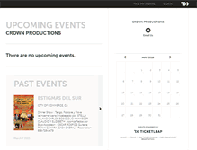 Tablet Screenshot of crown.ticketleap.com