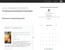 Tablet Screenshot of manayunk.ticketleap.com