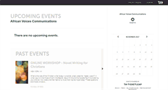 Desktop Screenshot of africanvoices.ticketleap.com