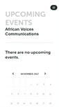 Mobile Screenshot of africanvoices.ticketleap.com