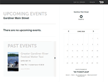 Tablet Screenshot of gardinermainstreet.ticketleap.com