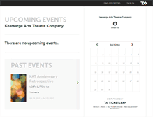Tablet Screenshot of katcompany.ticketleap.com