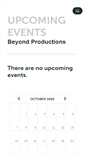 Mobile Screenshot of beyondproductions.ticketleap.com