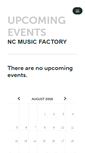 Mobile Screenshot of ncmusicfactory.ticketleap.com