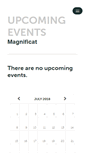 Mobile Screenshot of magnificat.ticketleap.com