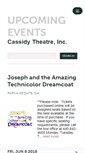Mobile Screenshot of cassidytheatre.ticketleap.com