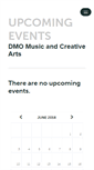 Mobile Screenshot of dmomusicandcreativearts.ticketleap.com