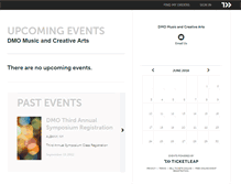 Tablet Screenshot of dmomusicandcreativearts.ticketleap.com