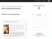 Tablet Screenshot of jde2008.ticketleap.com