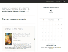 Tablet Screenshot of maxim.ticketleap.com
