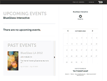 Tablet Screenshot of blueglass.ticketleap.com