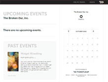 Tablet Screenshot of brokenoar.ticketleap.com