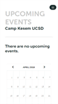 Mobile Screenshot of campkesemucsd.ticketleap.com