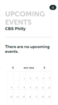 Mobile Screenshot of cbsphilly.ticketleap.com