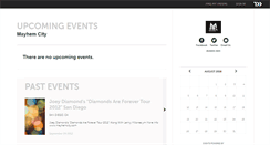 Desktop Screenshot of mayhemcity.ticketleap.com