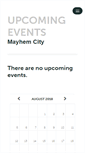 Mobile Screenshot of mayhemcity.ticketleap.com