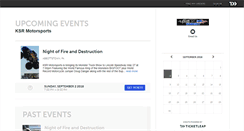 Desktop Screenshot of ksrmotorsports.ticketleap.com