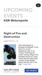 Mobile Screenshot of ksrmotorsports.ticketleap.com