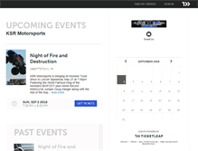 Tablet Screenshot of ksrmotorsports.ticketleap.com