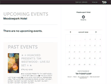 Tablet Screenshot of meadowpark.ticketleap.com