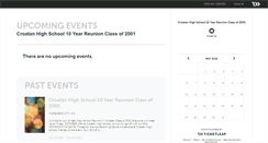 Desktop Screenshot of croatanclass2001reunion.ticketleap.com