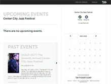 Tablet Screenshot of ccjazzfest.ticketleap.com
