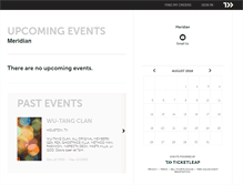 Tablet Screenshot of meridian.ticketleap.com