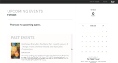Desktop Screenshot of fangeek.ticketleap.com