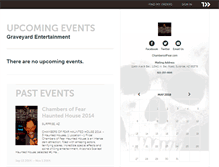 Tablet Screenshot of chambersoffear.ticketleap.com