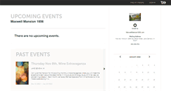 Desktop Screenshot of maxwellmansion.ticketleap.com
