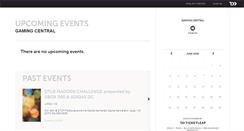 Desktop Screenshot of gamingcentral.ticketleap.com