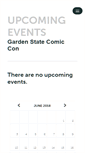 Mobile Screenshot of gardenstatecomiccon.ticketleap.com