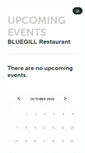 Mobile Screenshot of bluegillrestaurant.ticketleap.com
