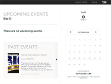 Tablet Screenshot of big33tickets.ticketleap.com