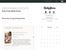 Tablet Screenshot of dailypress.ticketleap.com