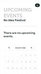 Mobile Screenshot of noideafestival.ticketleap.com
