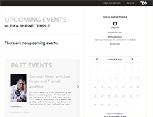 Tablet Screenshot of oleikashriners.ticketleap.com