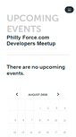 Mobile Screenshot of phillyforcedotcom.ticketleap.com